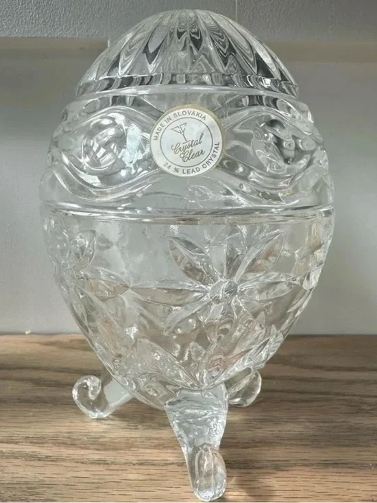 Vintage Traditional Crystal Egg Vase by Alexandra 24% Lead
Crystal Timeless - Picture 1 of 4